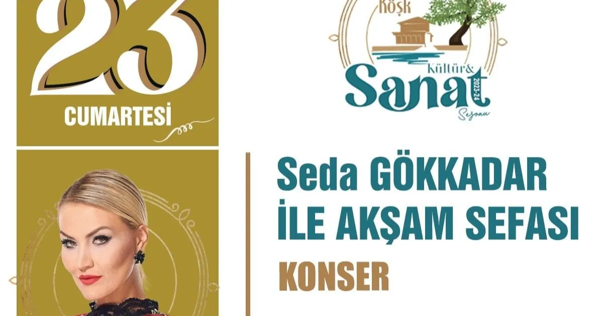 Yalovada bugünSeda Gökkadar ile Akşam Sefası Konserine davet