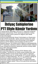 İhtiyaç-Sahiplerine-PTT-Eliyle-Kömür-Yardımı