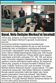 Uysal,-Vefa-İletişim-Merkezi’ni-İnceledi