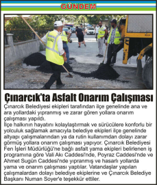 Çınarcık’ta-Asfalt-Onarım-Çalışması