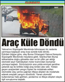 Araç-Küle-Döndü