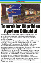 Tomruklar-Köprüden-Aşağıya-Döküldü!