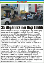 35-Afganlı-Sınır-Dışı-Edildi