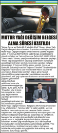 MOTOR-YAĞI-DEĞİŞİM-BELGESİ-ALMA-SÜRESİ-UZATILDI