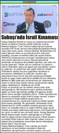 Subaşı’nda-İsrail-Kınaması