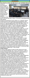 YALOVA'YA 9 AYDA 550 MİLYON TL'LİK YATIRIM YAPILDI