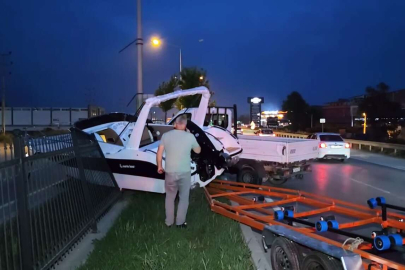 Yalova plakalı kamyonetin kazası yat sahibine pahalıya patladı