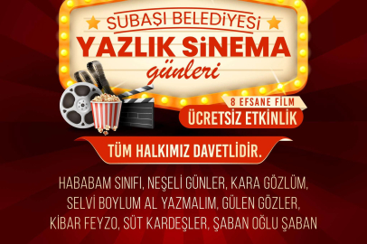 Subaşı Belediyesi'nden sinema günleri müjdesi