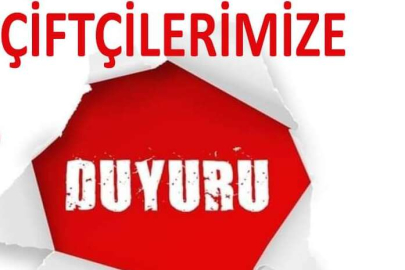 Yalova İl Tarım ve Orman Müdürlüğü’nden Çiftçilere Önemli Duyuru