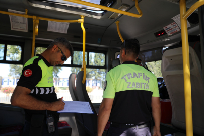 Trafik Zabıtadan minibüslere denetim