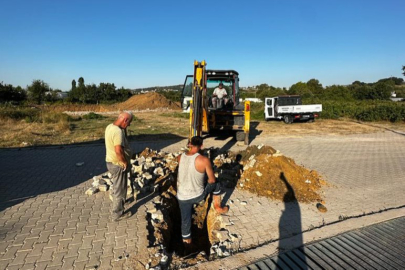 Yalova Kadıköy’de altyapı düzenlemeleri yürütülüyor