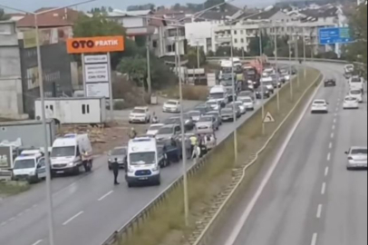 Yalova Bursa Yolu üzerinde kaza meydana geldi