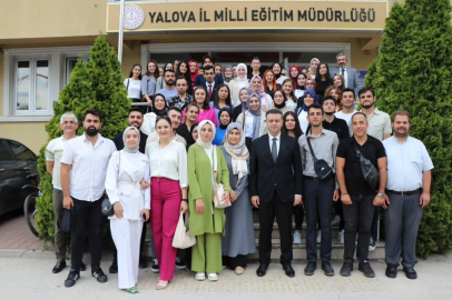 Yalova Milli Eğitim Müdürü Akmeşe, yeni öğretmenlerle kahvaltıda buluştu