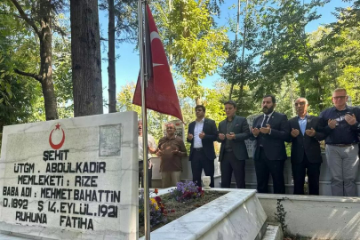 Yalova’da Milli mücadele kahramanı mezarı başında anıldı