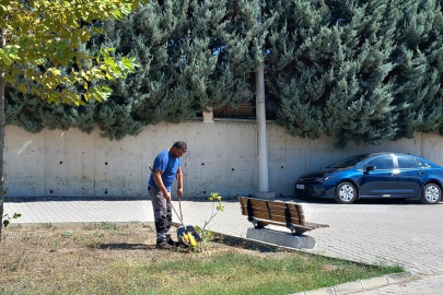 Yalova Kadıköy’de Belediye Ekiplerinden Çevre Düzenleme Çalışmaları