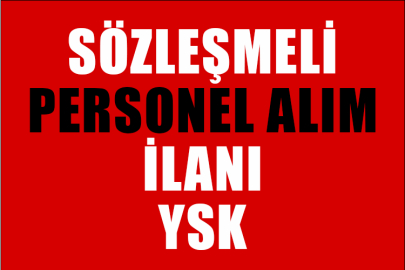 Kamuda alımlar başladı! YSK 15 sözleşmeli personel alacak