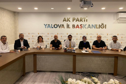 Yalova AK Parti İl Teşkilatı Haftalık Olağan Yönetim Kurulu Toplantısını Gerçekleştirdi