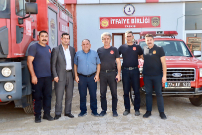 Subaşı Belediye Başkanı Turan Canbay’dan itfaiyecilere ziyaret