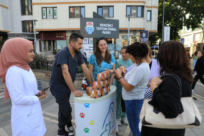 Yalova Belediyesi can dostların yanında… Yalova Belediyesi hayvanlar için mama dağıttı