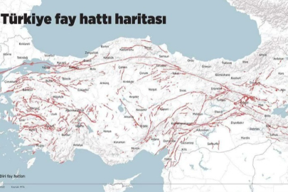 İşte yeni deprem haritası! MTA yeni diri fay hattı haritasını yayımladı! Hangi şehirlerde diri fay hattı var?