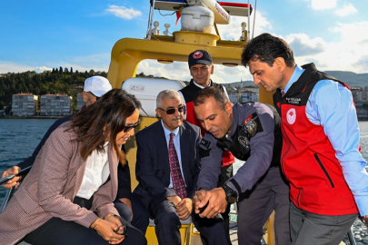 Yalova Valisi Kaya, midye hasadına katıldı