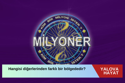 Hangisi diğerlerinden farklı bir bölgededir? Kim Milyoner Olmak İster