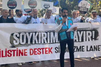 Yalova Sağlık-Sen'den Filistin'e destek, Siyonizme lanet