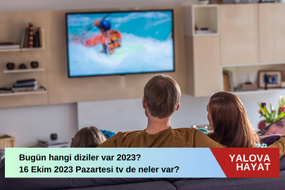 Bugün hangi diziler var 2023? 16 Ekim 2023 Pazartesi tv de neler var bugün? Atv, TRT 1, Kanal D, FOX Tv, Tv8, Kanal 7, Show Tv ve Star Tv yayın akışı