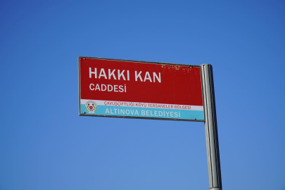 Yalova Altınova'da Hakkı Kan Caddesi törenle açıldı