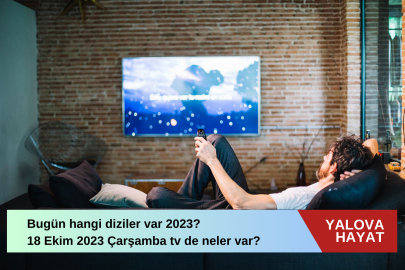 Bugün hangi diziler var 2023? 18 Ekim 2023 Çarşamba tv de neler var bugün? Atv, TRT 1, Kanal D, FOX Tv, Tv8, Kanal 7, Show Tv ve Star Tv yayın akışı