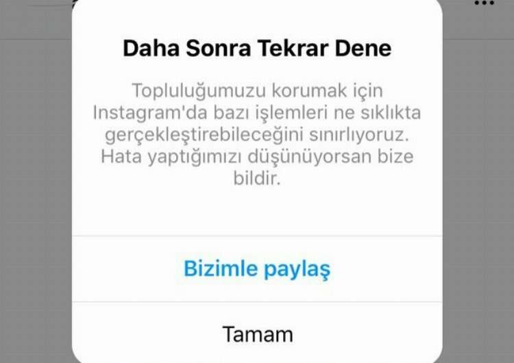 instagarm gazze paylaşımı sansürleme