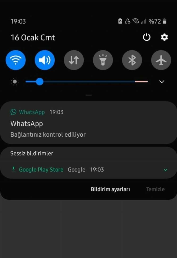 whatsapp bağlantınız kontrol ediliyor çözümü