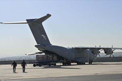 Türkiye’den Gazze’ye yardım uçakları peş peşe havalanıyor