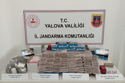 Yalova’da 10 bin 860 adet kaçak sigara ele geçirildi