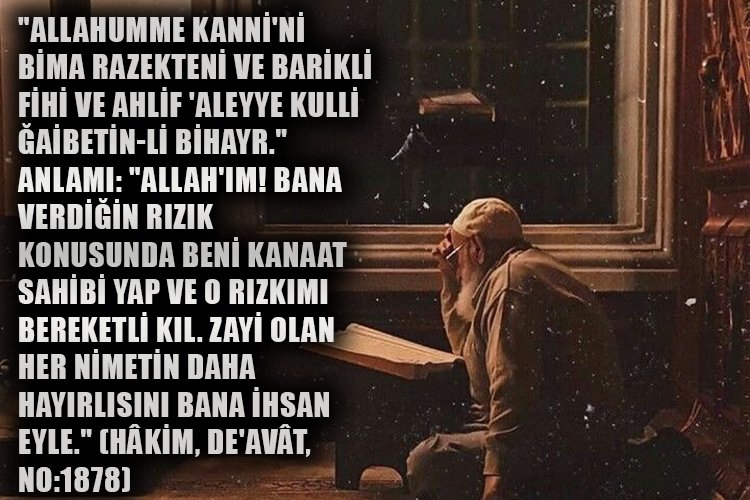 bol rızık için dua