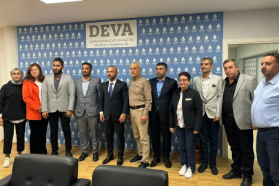 Yalova AK Parti İl Teşkilatı’ndan Deva Partisi Yalova İl Başkanlığı’na ziyaret