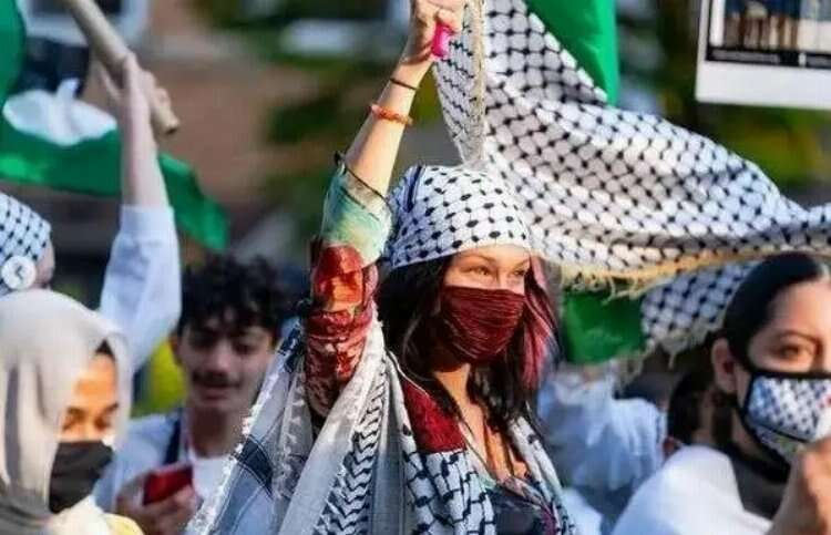 bella hadid israil protesto