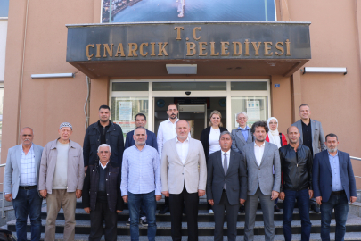 Yalova AK Parti Çınarcık İlçe Teşkilatı’ndan Çınarcık Belediye Başkanı Numan Soyer’e ziyaret