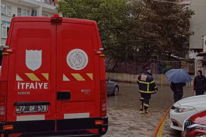 Yalova Belediyesi yağış ve fırtına nedeniyle 274 olaya müdahale etti