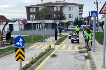 Yalova'da çocuklara trafik eğitimi