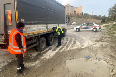 Çınarcık’ta kış lastiği denetimi