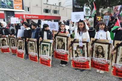 Yalovalı çocuklar, Gazze’de katledilen çocuklar için seslerini duyurdu