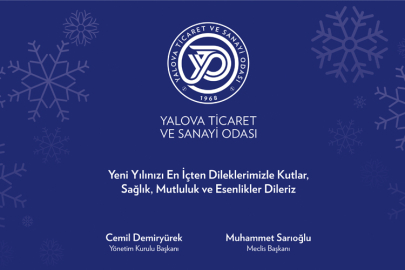 Yalova Ticaret ve Sanayi Odası Yeni Yıl Mesajı