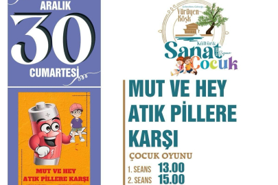 ‘Mut ve Hey Atık Pillere Karşı’ bugün çocuklarla