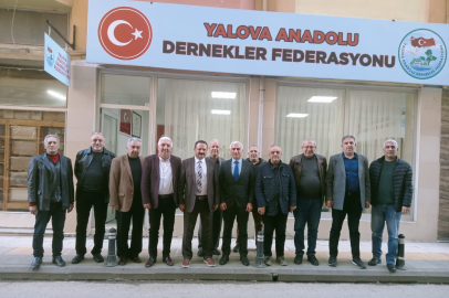 Sinan Giray Yalova Anadolu Dernekler Federasyon Başkanı ile görüşme gerçekleştirdi