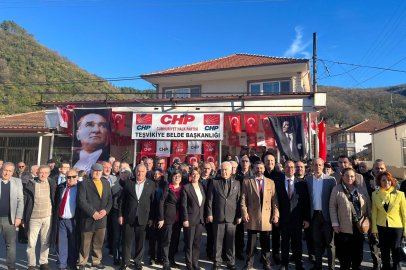 CHP Yalova Teşvikiye Belde Başkanlığı binası törenle açıldı