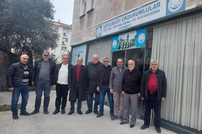 CHP Çiftlikköy Belediye Başkan Aday Adayı Cem Sadıker, Erzurumlular Derneği’ni ziyaret etti