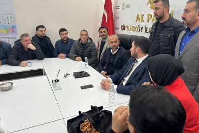 AK Parti Yalova İl Başkanlığı Çiftlikköy ve Altınova teşkilatlarını ziyaret etti