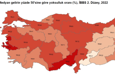 Yalova ve TR42 bölgesi gelir dağılımında öne çıktı