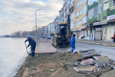 Çınarcık’ta hasar gören yollar onarıldı